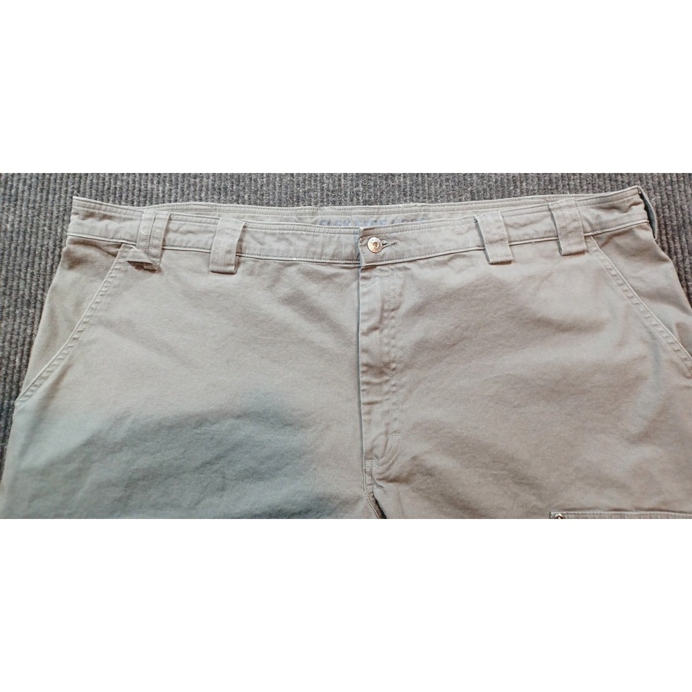 Duluth Trading 48 x 30 Flex Fire Hose Canvas Pants Olive Green Relaxed Fit‎